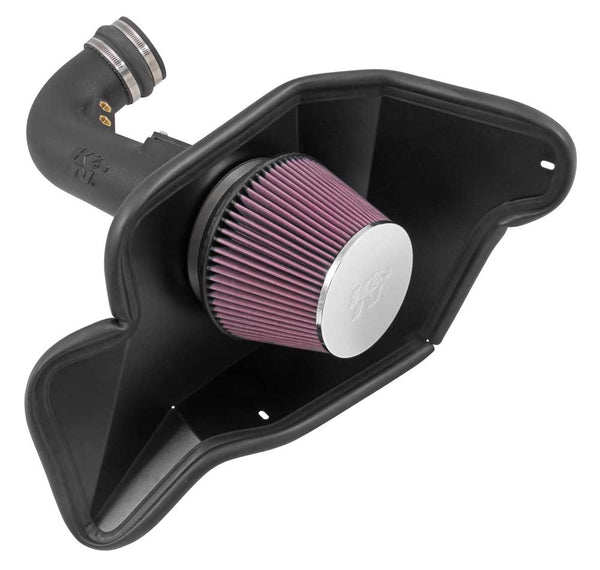 63-2590 K&N Performance Air Intake System, Ford Mustang GT 5.0l V8, '15-17
